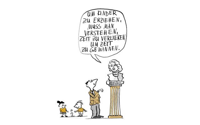 Illustration Zeit verlieren um Zeit zu gewinnen