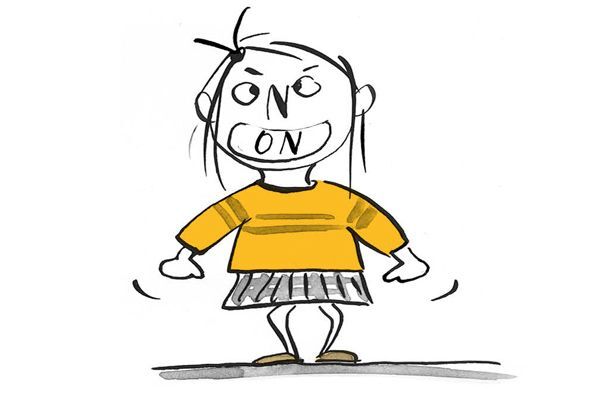 Illustration L'enfant dit «non»