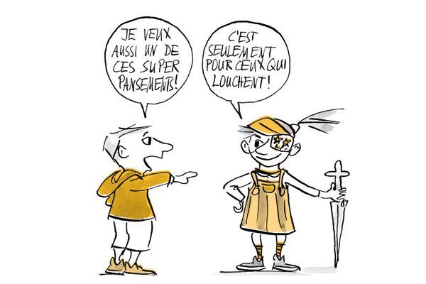 Illustration L'enfant veut aussi un pansement