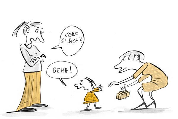 Il bambino non vuole abbracciare 