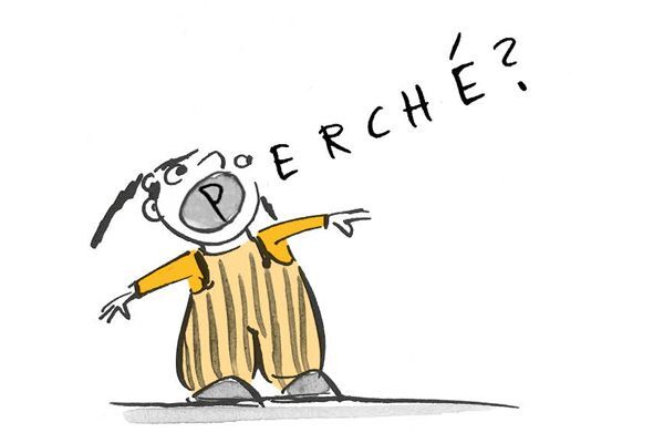 Il bambino urla perché
