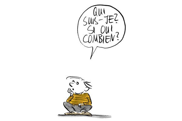 Illustration L'enfant se demande qui il est