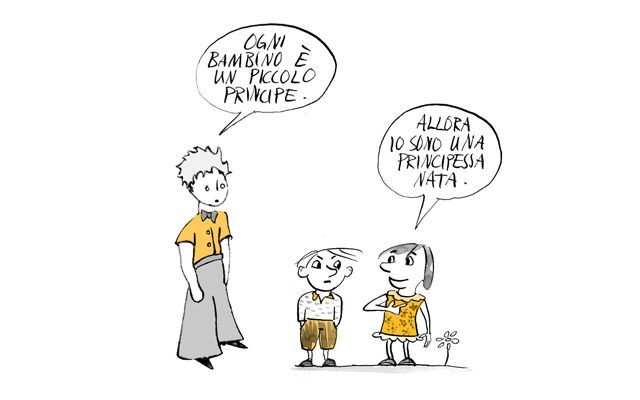 Illustrazione Ogni bambino è un piccolo principe