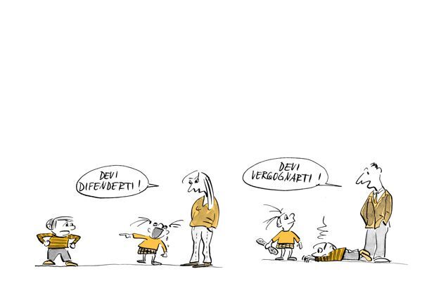 Illustrazione Difesa e vergogna