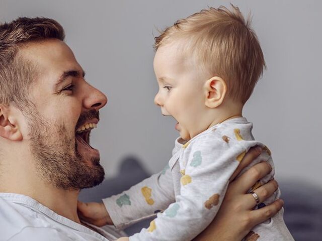 Papà e bambino.